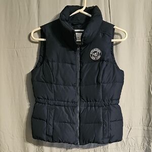 Abercrombie & Fitch Dark Blue Puffer Vest